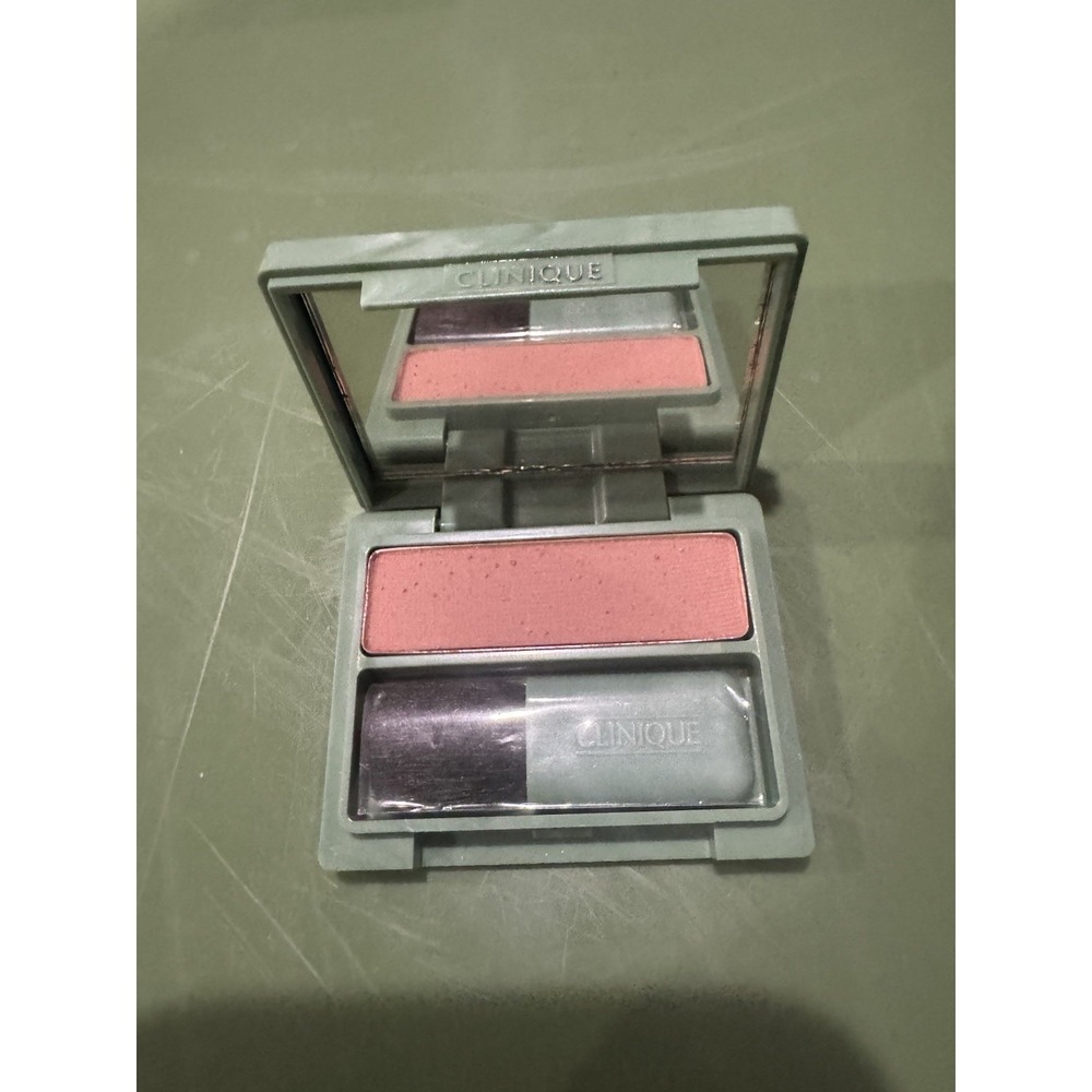 New Vintage Clinique Soft Pressed Powder Blusher Chestnut Blush .07 Oz / 2.0 g